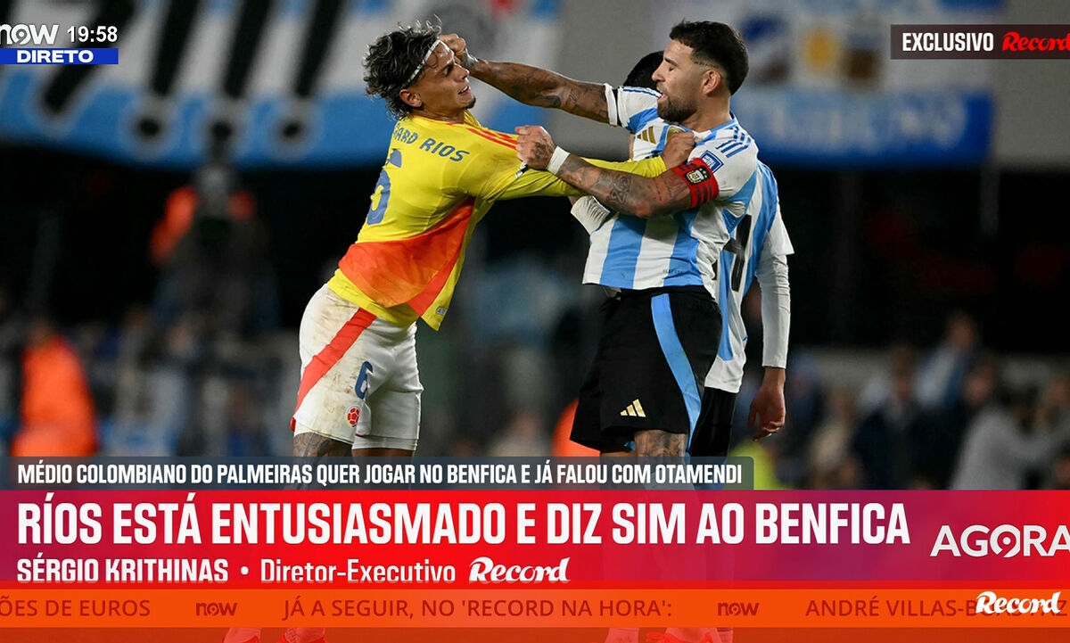 <![CDATA[ Benfica pode esticar por Ríos: águias estão dispostas a ir além dos 25M€ ]]>