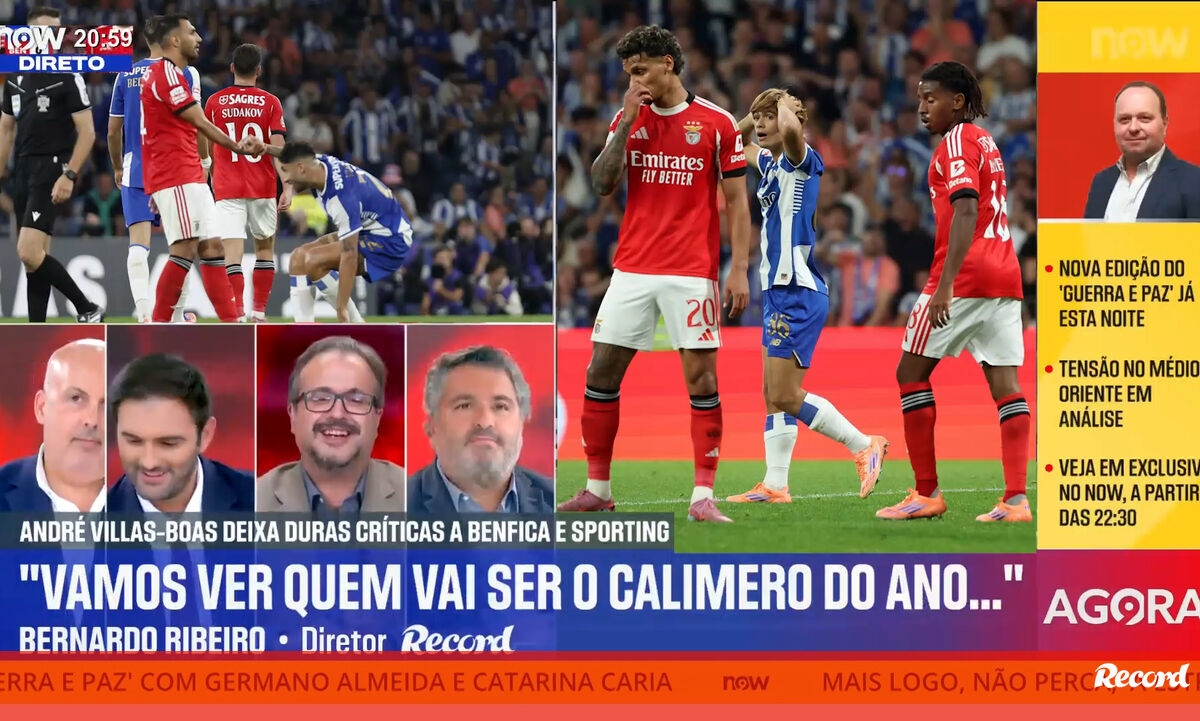 <![CDATA[ «Eu dava o prémio 'Calimero do ano' aos quatro: Villas-Boas, Varandas, Rui Costa e Salvador» ]]>