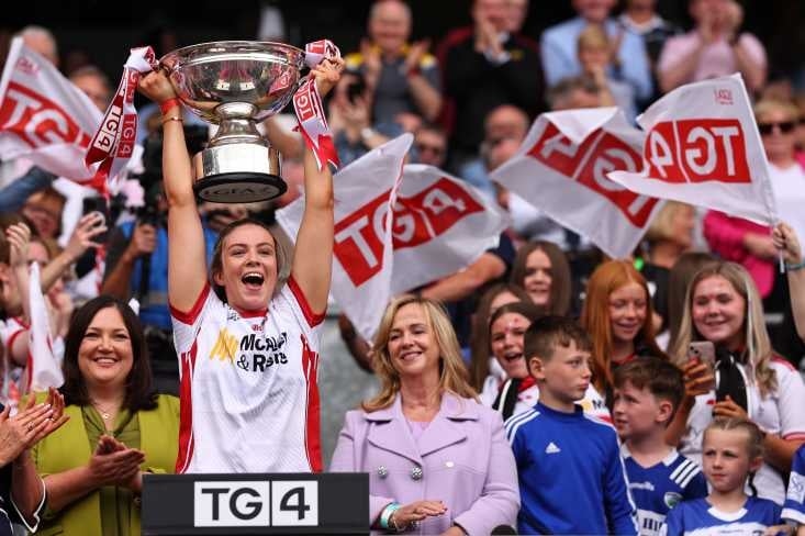 Damen: Tore sind entscheidend, als Tyrone Laois besiegt und sich den zweiten All-Ireland-Zwischentitel holt