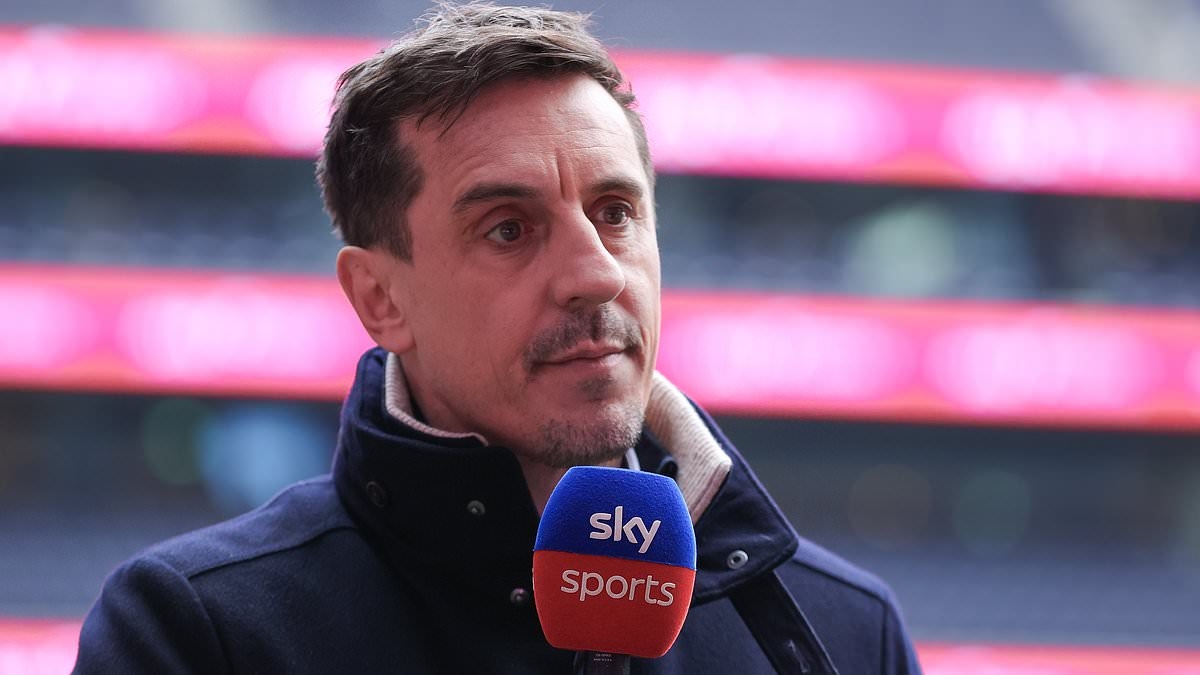 Gary Neville slams 'rigid' Arsenal and names the 'obsession' which has proven their downfall - and why this season is more of a problem than the last two