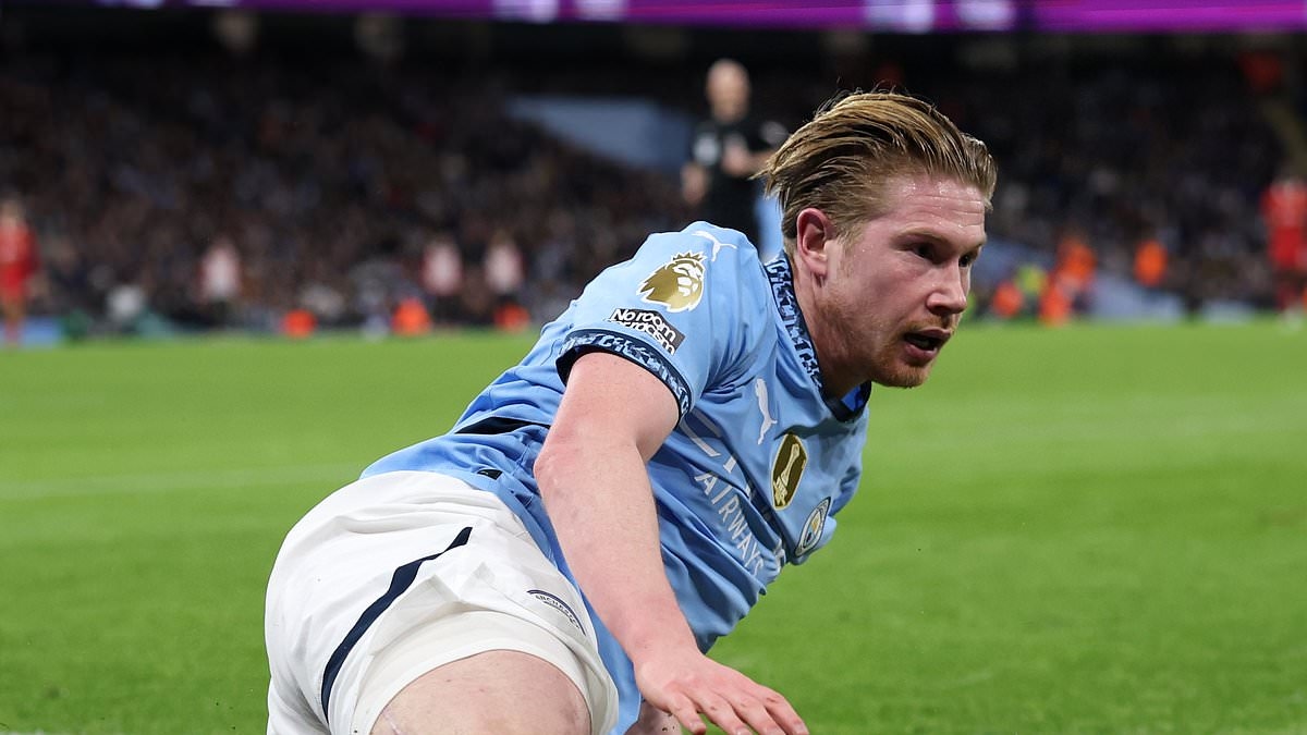 Kevin De Bruyne to najlepszy piłkarz w historii Man City, ale jego upadek nastąpił w zaskakująco szybkim tempie, pisze OLIVER HOLT