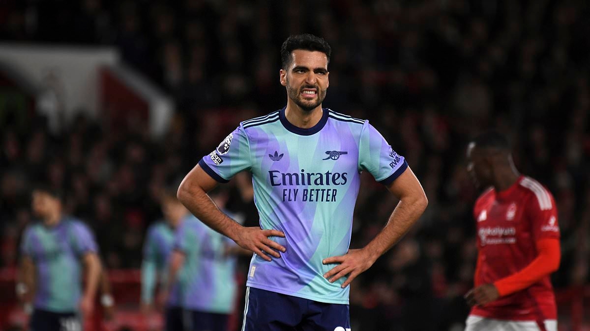 Nottingham Forest 0-0 Arsenal: Gunners suffer another blow to their fading title hopes as they fail to score again in frustrating draw