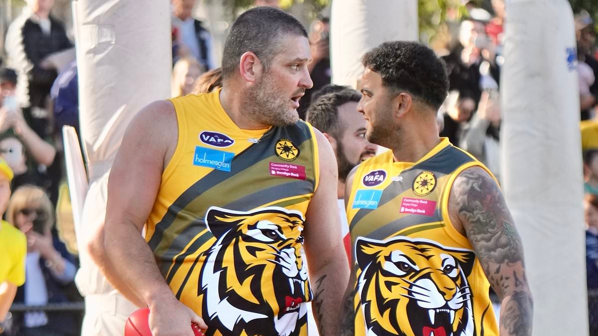 Brendan Fevola leads struggling footy side to victory, but it was bad news for singer Guy Sebastian