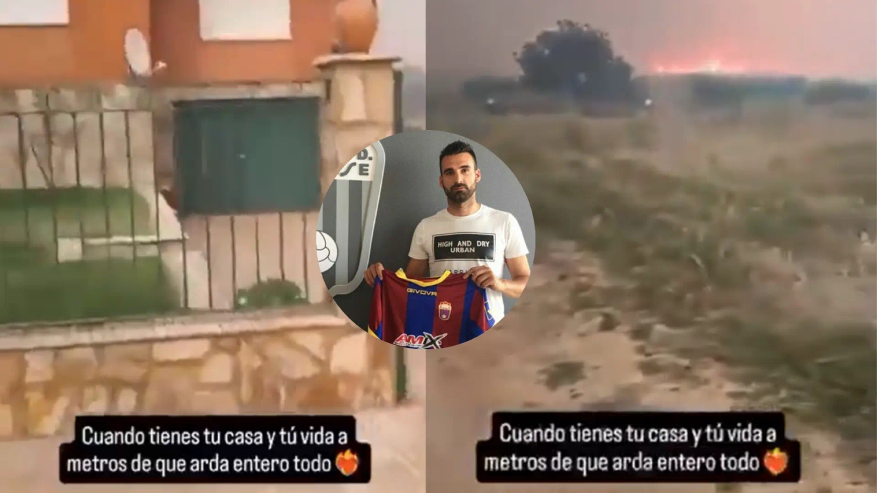 Eski futbolcu Murci'nin León'daki yangın sırasında yaşadığı gergin anlar: "Eviniz ve hayatınız yanmanın eşiğindeyken."