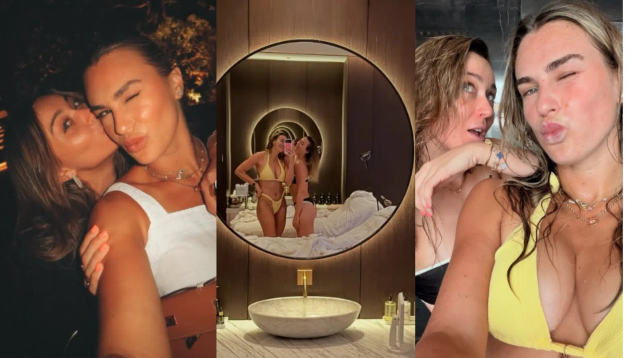 Férias divertidas de Paula Badosa e Sabalenka em Dubai, repletas de danças virais e risadas: "Com minha melhor amiga"