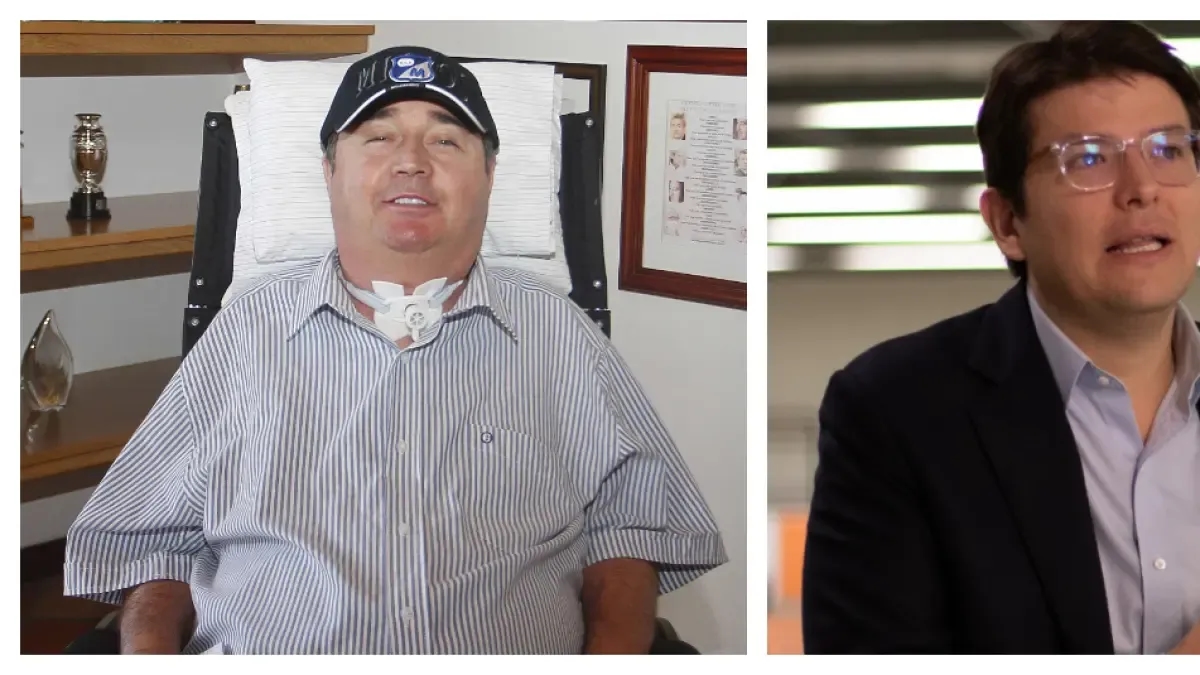 Professor Luis Fernando Montoya sends a message of strength to Miguel Uribe: 'I know you'll make it.'