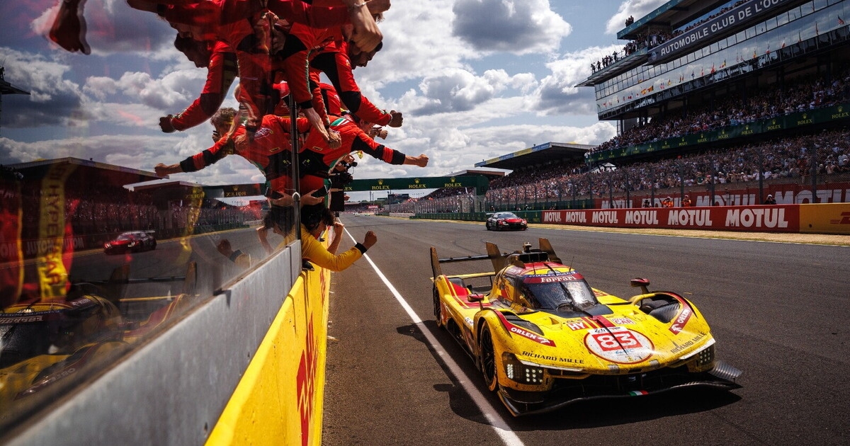 Ferrari gana las 24 Horas de Le Mans por tercer año consecutivo