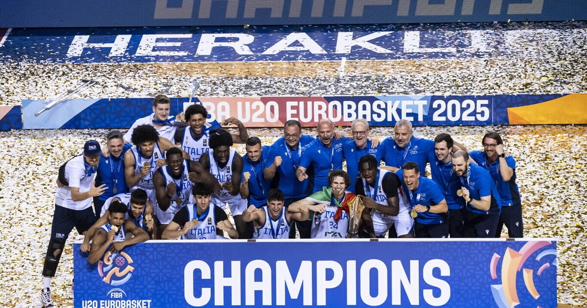 У итальянского баскетбола есть будущее. Сборная U20 — чемпион Европы.