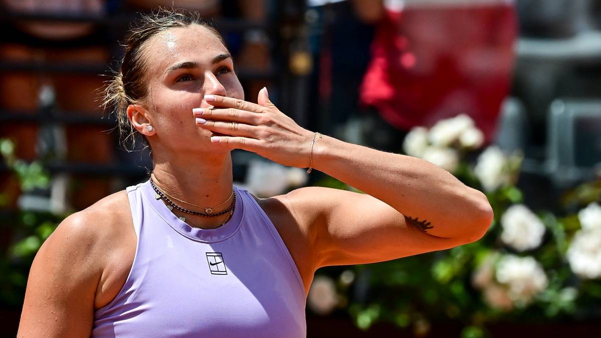 WTA in Rome: Aryna Sabalenka - Marta Kostiuk. Live verslaggeving en live resultaten