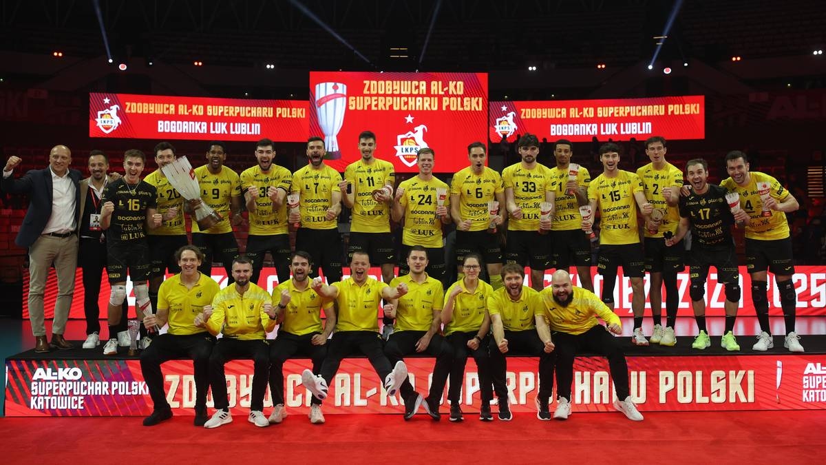 Zacięte starcie w Spodku! Po raz pierwszy w historii zdobyli Superpuchar Polski siatkarzy