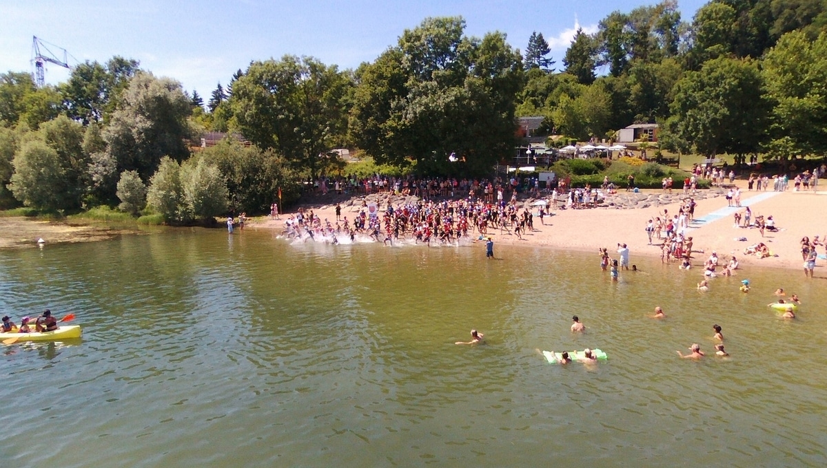 Ein Triathlon auf dem Höhepunkt seiner Leistung
