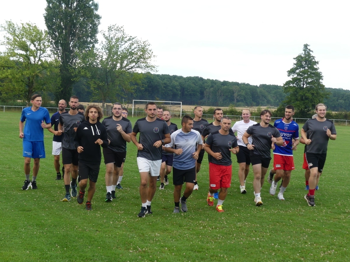 The footballers have put their boots back on