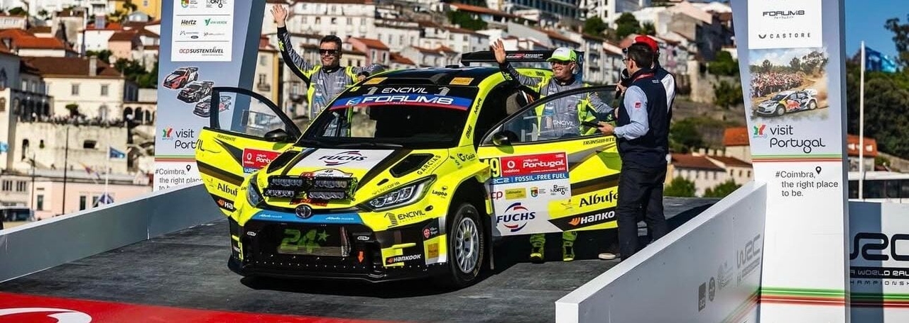 Ricardo Teodósio from Algarve among the fastest at the start of the Rally of Portugal