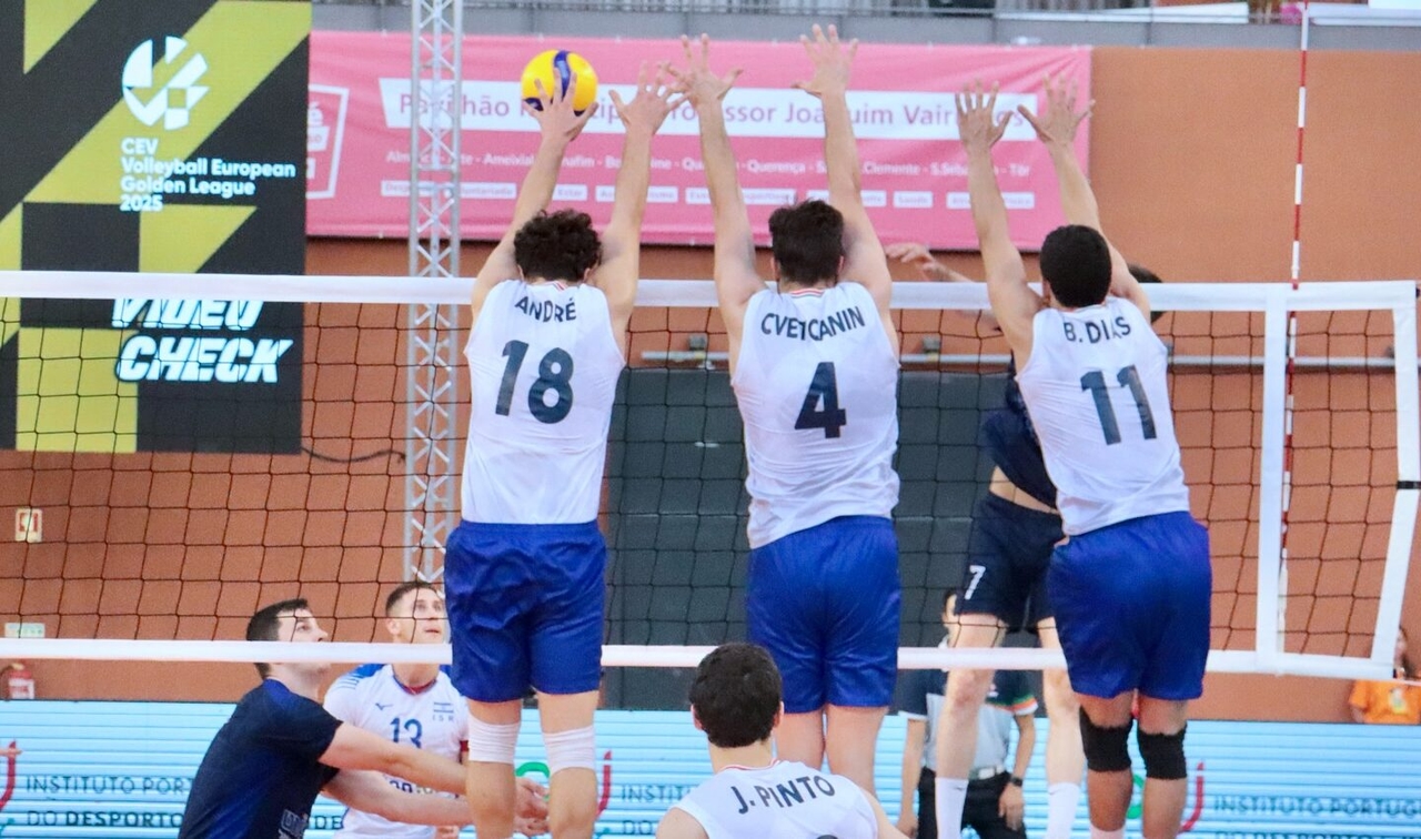 Il Portogallo perde contro Israele in 'nero' nella Golden League di pallavolo maschile