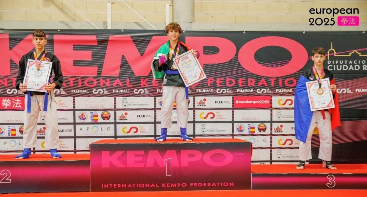 Simão Domingues se corona campeón europeo de Kempo.