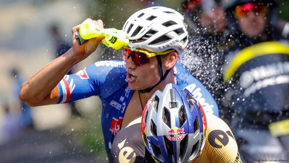 Trening w upale po żółtą koszulkę Tour de France