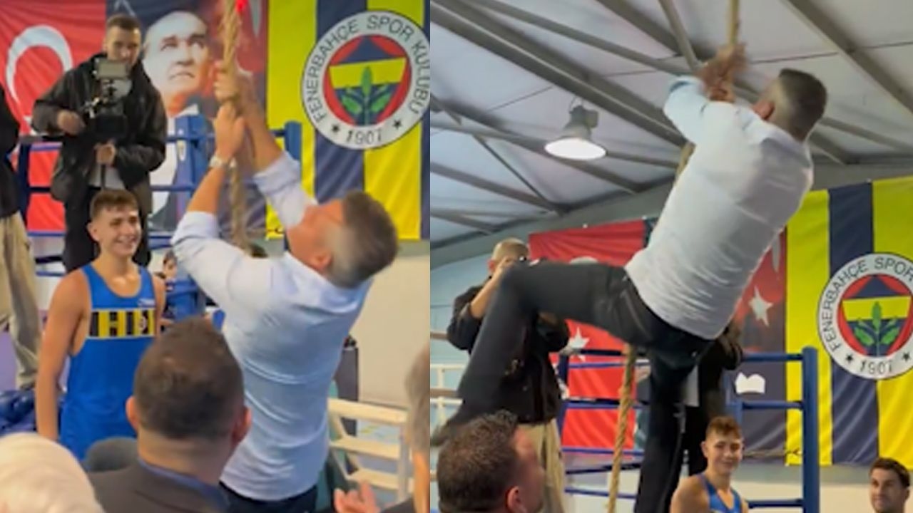 Rope show from 61-year-old Sadettin Saran!