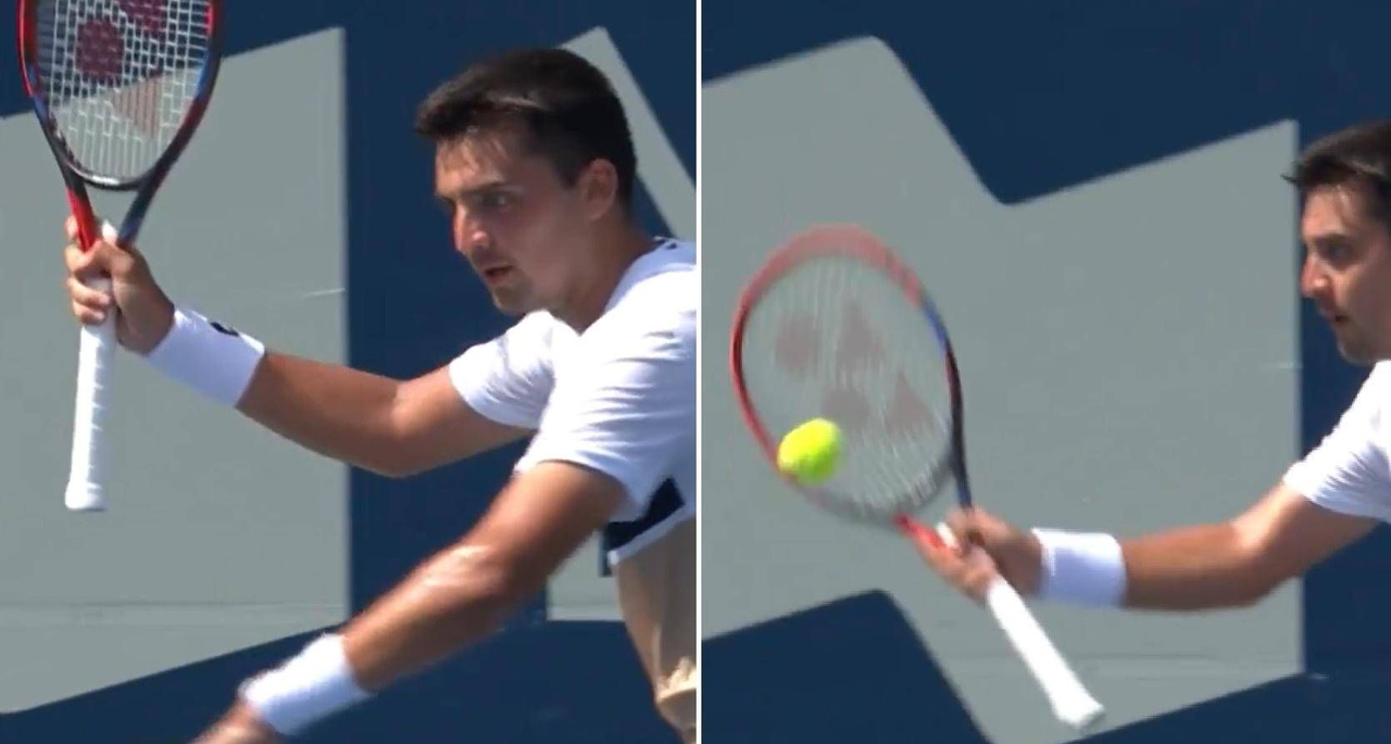 İşte Toronto'da ortaya çıkan 'uzun vuruş' yeni bir tenis vuruşu.