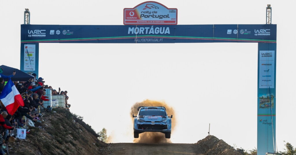 Rally of Portugal: Performance in Mortágua is measured with applause at the jump