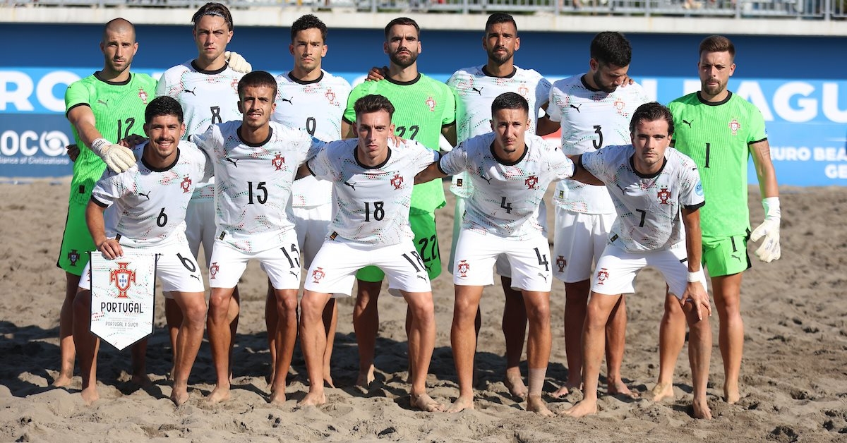 Portugal vence a Suíça na qualificação para a Liga Europeia de futebol de praia