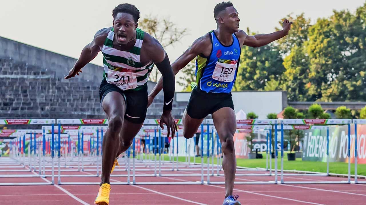 Algarve-inwoner Ussumani Djumo wint brons op Portugese atletiekkampioenschappen