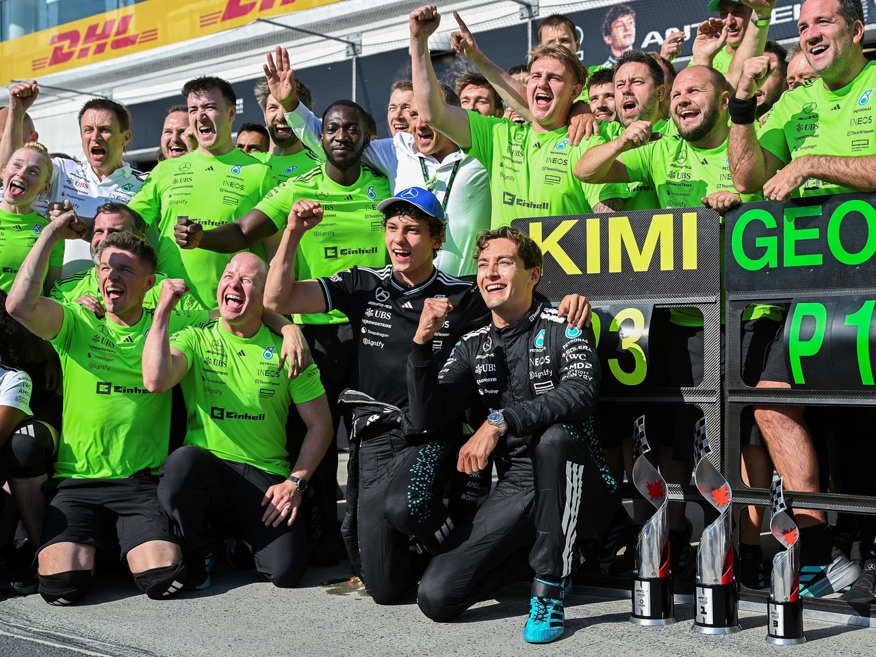 A Canadian GP of mixed feelings: from Russell and Mercedes' happiness to Norris's "stupid" mistake and McLaren's anger.