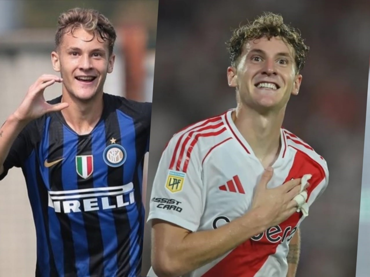 Van River Plate tot Internazionale: de "selectie" van spelers die in de loop van de geschiedenis voor beide clubs speelden.