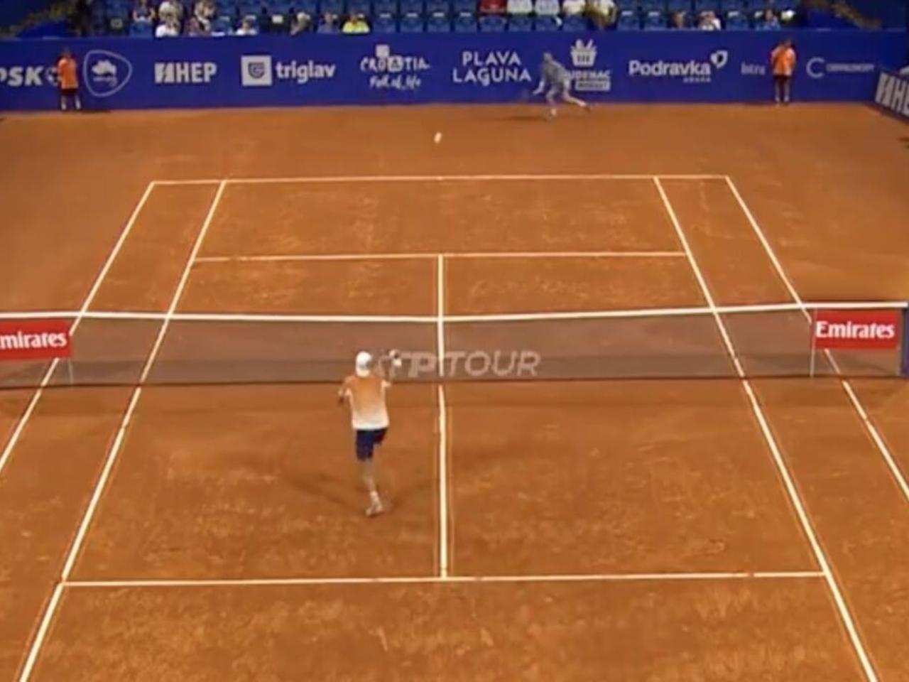 Het belachelijke matchpoint van een wedstrijd op de ATP 250 in Umag, die eindigde in schaamte en controverse: "Ik hou niet van dat soort dingen."