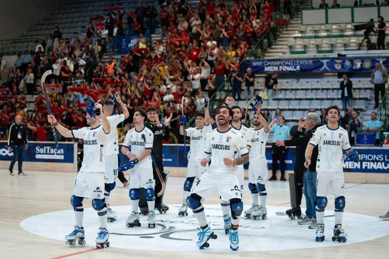 Óquei de Barcelos penaltılarla kazandı ve tekerlekli hokey "Şampiyonları"nı kazandı