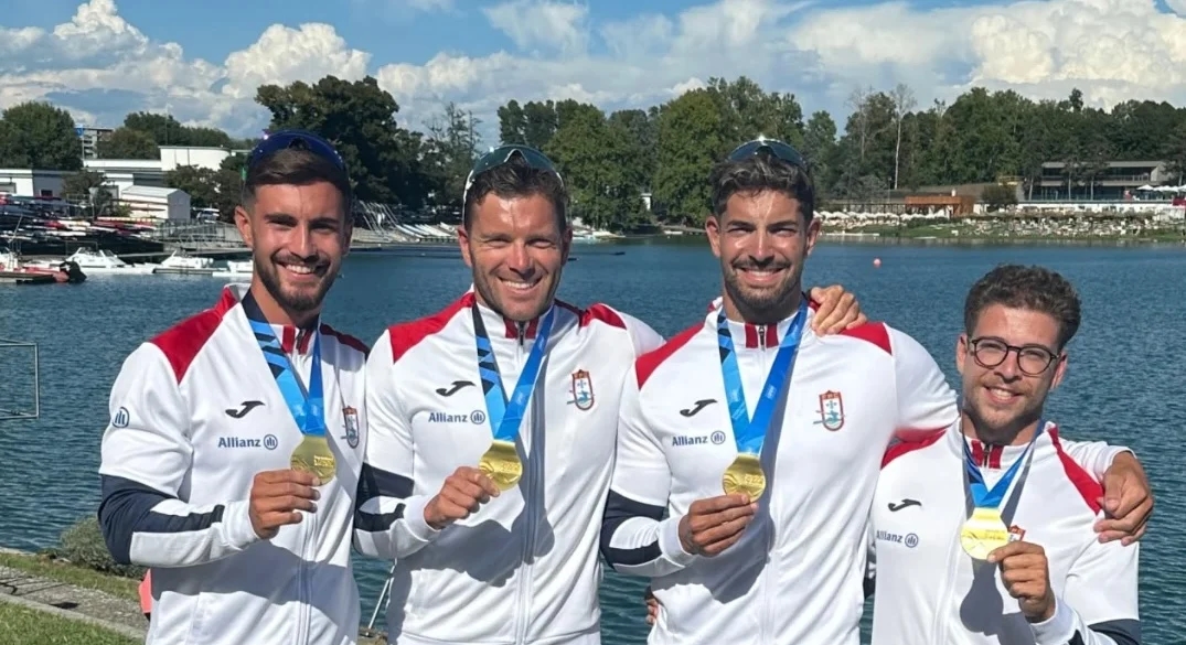 Portugal's K4 500m wins gold medal