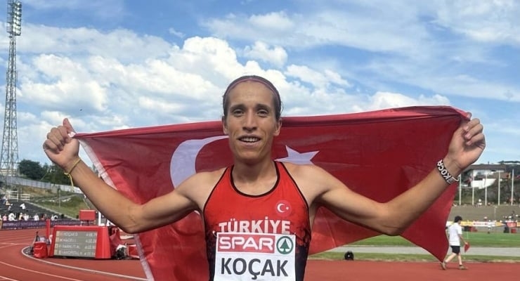 Nationaal atleet Dilek Koçak is Europees kampioen onder de 23