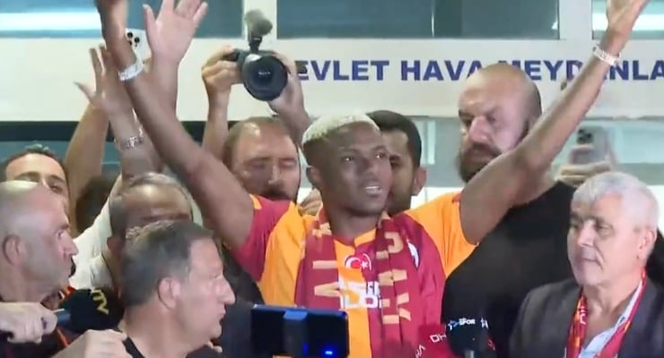 Osimhen in Istanbul für Galatasaray: „Ich bin zu Hause“
