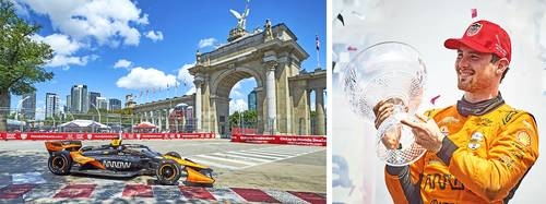 Pato O'Ward feiert seinen zweiten IndyCar-Sieg in Toronto