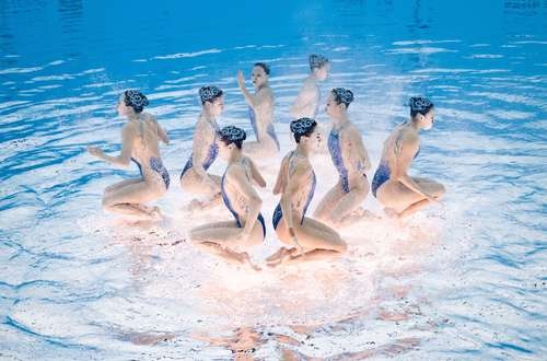 Squadra di nuoto artistico, sesta ai Campionati del Mondo di Singapore