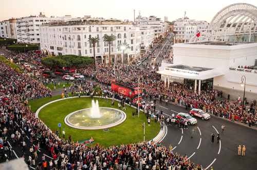 I campioni festeggiano in Marocco