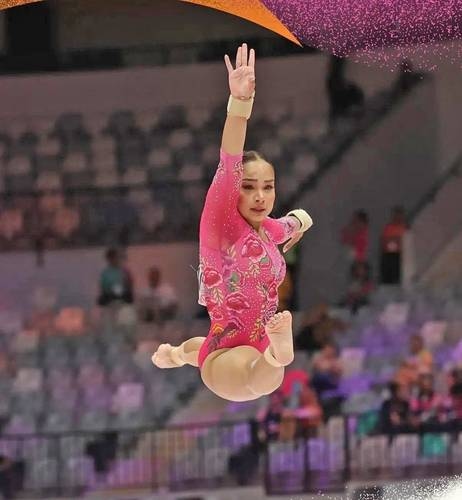 Escalera, a melhor latina da ginástica