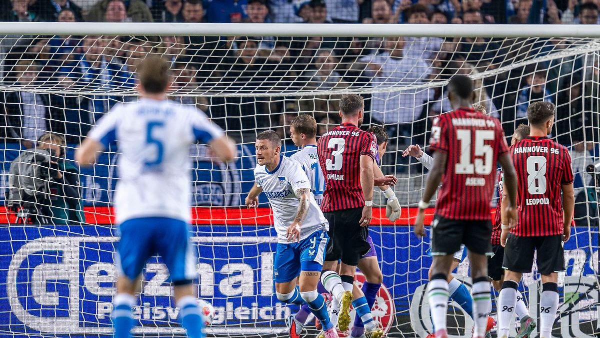 Berlin leave the relegation zone: Hertha shocks league leaders Hannover