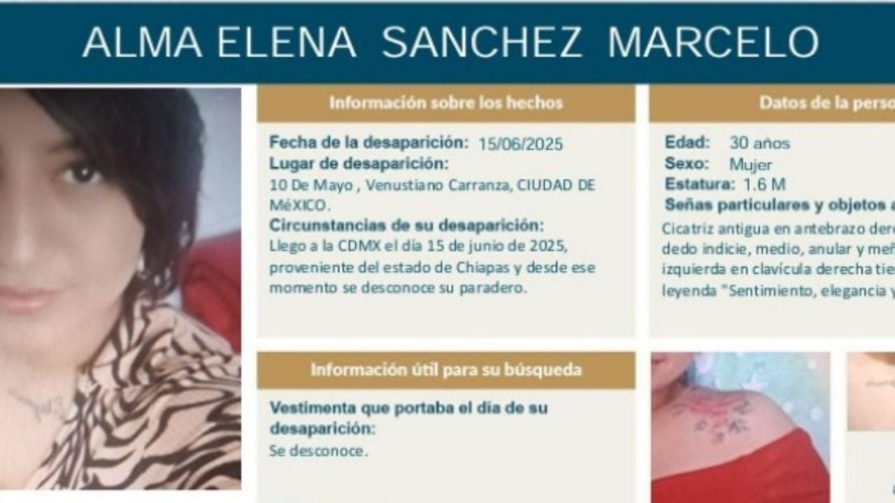 Ciało Almy Sánchez znaleziono zamurowane w trakcie prac budowlanych w mieście Meksyk. Pochodziła z Chiapas.