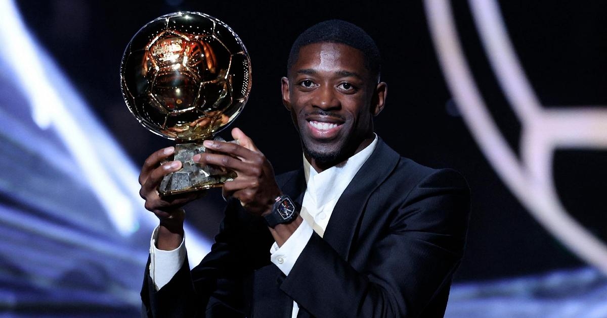 Ballon d'Or: Ousmane Dembélé ist der beste Spieler der Welt.