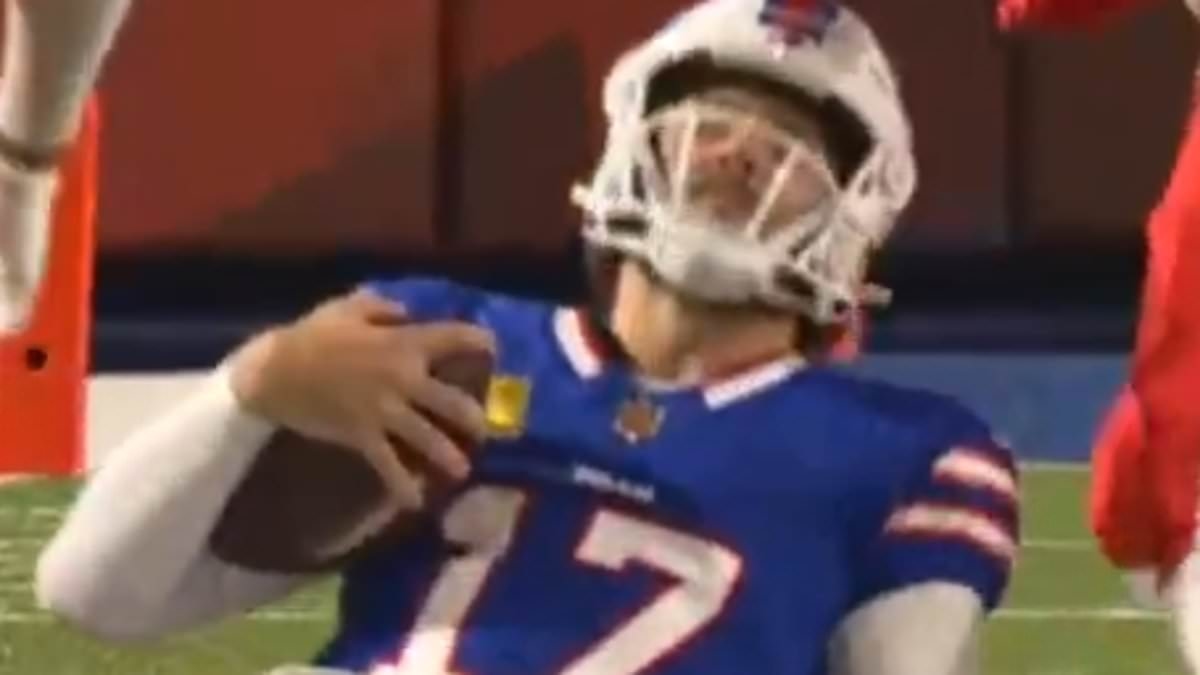 Josh Allen, avec son coup bas, provoque la colère des fans de la NFL lors du match Bills-Chiefs.