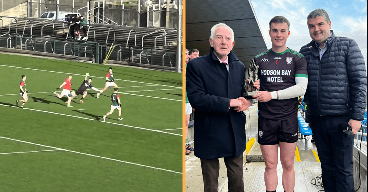 El portero de Roscommon gana el premio al mejor jugador del partido en la final del condado tras un fichaje de alto perfil.