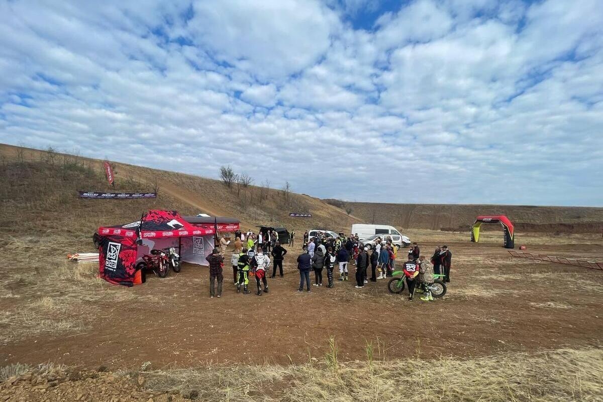 The Chuvash motocross team arrived in the Berdyansk region.