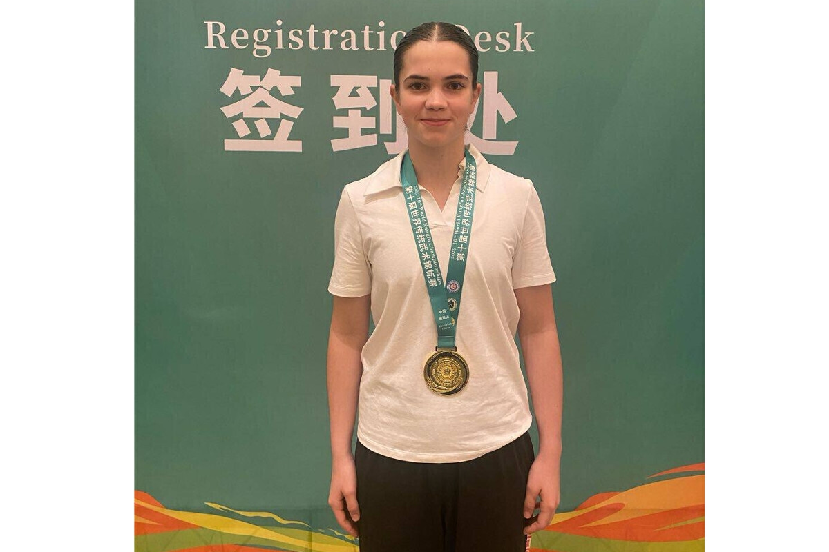 Een atleet uit Tsjerepovets won goud op de wereldkampioenschappen Wushu.