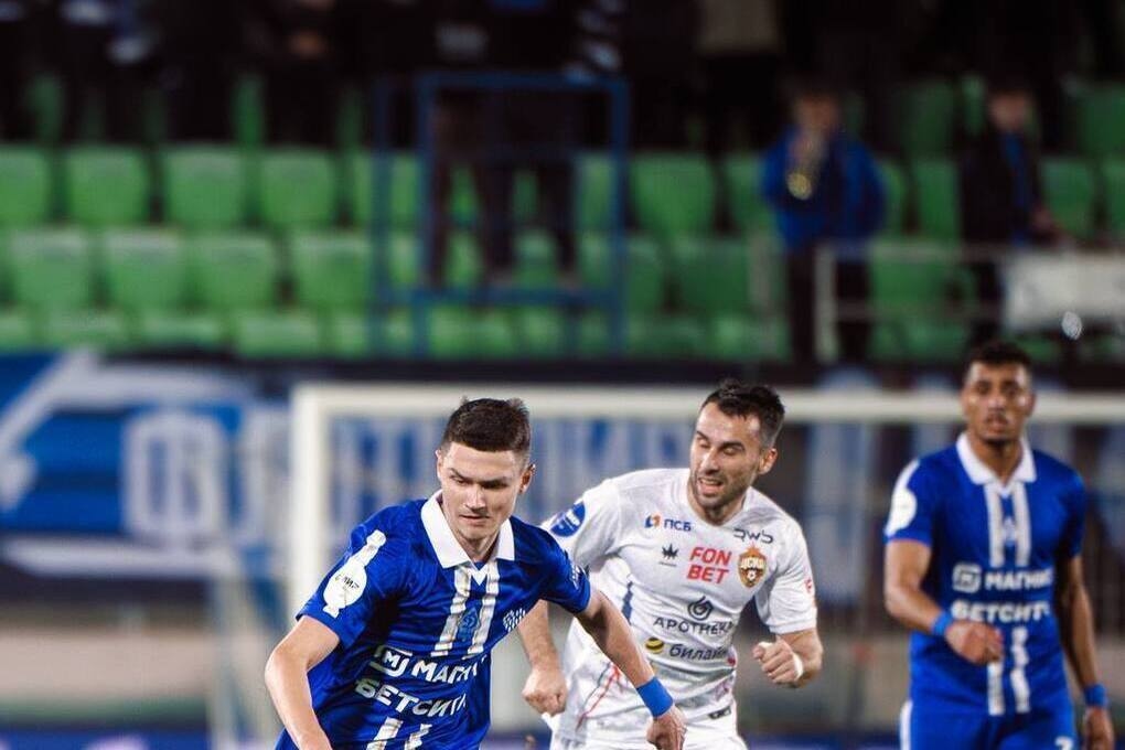 Dynamo Machatschkala verlor gegen ZSKA Moskau in einem russischen Meisterschaftsspiel.